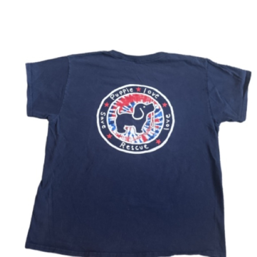Navy Blue Puppy Love Rescue Women's Tee